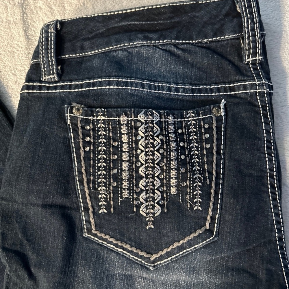 Rue21 Black Jeans with Ornate Detailing